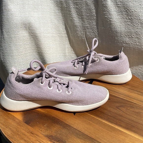 Allbirds Women's Wool Runners Lilac Size 9 - Picture 7 of 9